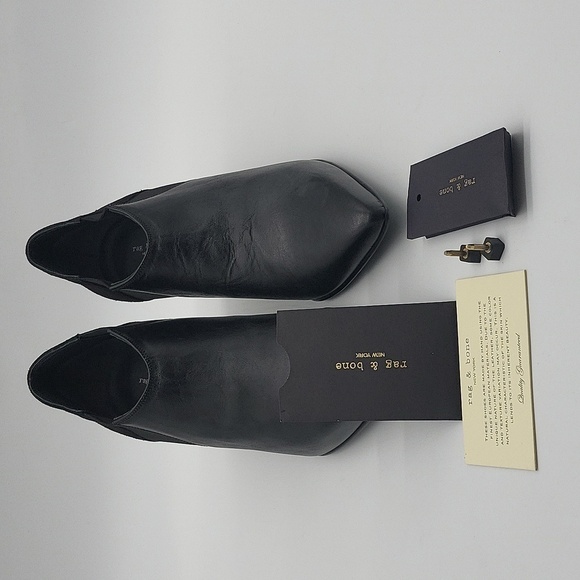 1066- Rag & Bone New York Beha Chelsea Made In Italy Size 9.5 NWT - Picture 9 of 15